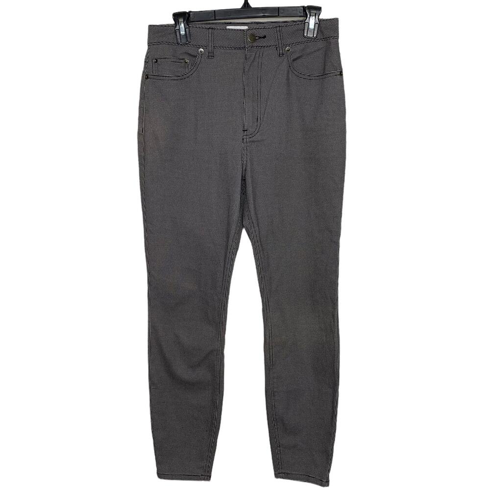 RVCA Women's Pants Houndstooth Print Size 30 RN# 99064 98% Cotton